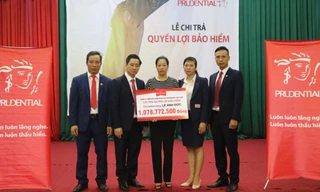 Prudential chi trả hơn 1 tỷ đồng cho gia đình khách hàng