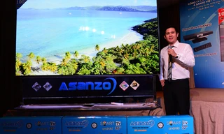 Hãng điện tử Asanzo giới thiệu chiếc TV 100 inch.