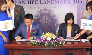 Lễ ký kết Hợp đồng giữa Hải Phát Thủ Đô và CBRE