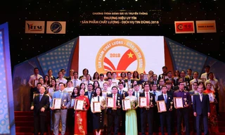 Các đơn vị được vinh danh trong top 10 thương hiệu uy tí