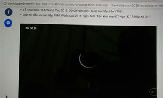 Cả ứng dụng VTV Online lẫn chuyên trang World Cup của VTV đều bị quá tải. Ảnh: Hoàng Phương. 
