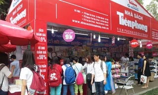 Nhà sách Tiền Phong tham gia Hội sách mùa thu 2016.