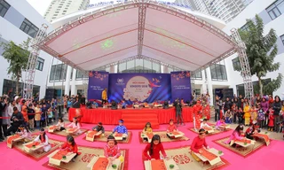 Hội xuân Vinsers 2018 tái hiện văn hóa đón tết các nước trên thế giới 