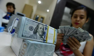 Giá vàng miếng chững, USD tự do lại vọt lên