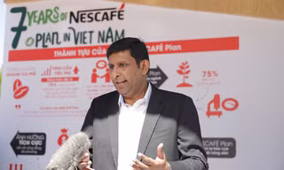 Tổng Giám đốc Nestlé Việt Nam chia sẻ: “Sau 7 năm, NESCAFÉ Plan đã tạo nên sự thay đổi tích cực cho ngành cà phê Việt Nam."