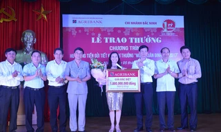 Agribank trao Giải đặc biệt 1 tỷ đồng lần thứ hai 