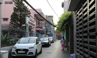 Chật chội kiệt, hẻm Đà Nẵng ảnh: Thái Lâm