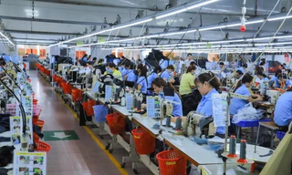 Công nhân Cty Pung Pook Sài Gòn sản xuất thành phẩm Ảnh: Website doanh nghiệp 