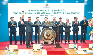 Cổ phiếu VIF của Vinafor lên sàn đánh dấu bước phát triển mạnh mẽ, quan trọng trên chặng đường 25 năm xây dựng và phát triển của Vinafor