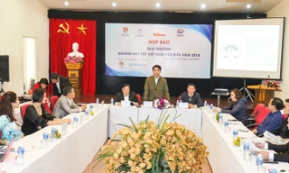 Bí thư T.Ư Đoàn Nguyễn Ngọc Lương phát biểu tại buổi họp báo Ảnh: Như Ý