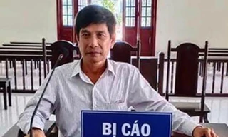 Bị cáo Lương Hữu Phước tại một phiên tòa. Ảnh: LS D.V.T