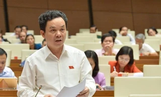 ĐBQH Hoàng Văn Cường (Hà Nôi) đề nghị công khai tất cả các báo cáo kiểm toán đã được kết luận Ảnh: Như Ý