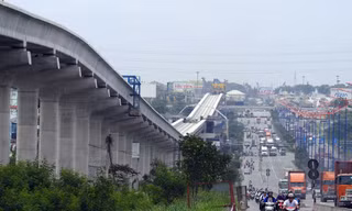 Tuyến Metro TP Hồ Chí Minh chậm tiến độẢnh: PV