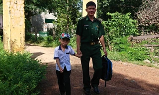 Con nuôi ở Đồn Biên phòng Sê-rê-pốk 