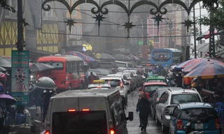 Ùn tắc kéo dài tại khu du lịch Tam Đảo trong ngày 2/9