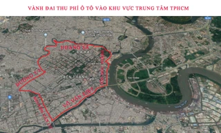 Vành đai được Sở GTVT đề xuất xây 34 trạm thu phí ô tô vào trung tâm