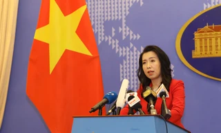 Bà Lê Thị Thu Hằng, Người phát ngôn Bộ Ngoại giao Việt Nam Ảnh: Nhật Minh