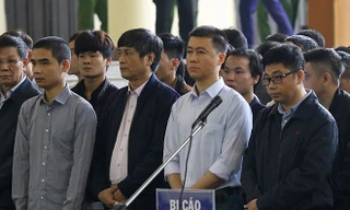 Các bị cáo tại tòa