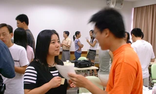 Trong lớp học ở Đài Loan