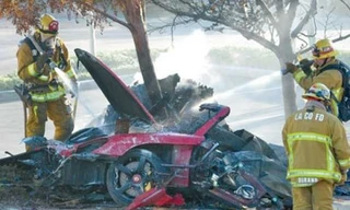 Chiếc Porsche chở sao Fast & Furious có vấn đề?