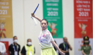 Khoảnh khắc đẹp của hoa khôi Thúy Vi khi tái xuất SEA Games sau 5 năm