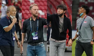 HLV Indonesia bỏ xa phần còn lại trong cuộc đua 'HLV xuất sắc nhất AFF Cup 2020'