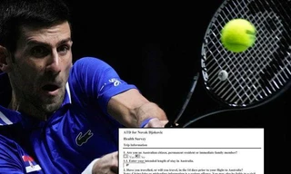 Tay vợt Djokovic bị điều tra về 'tội khai man' 