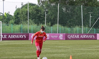 Chương Thị Kiều đã quay trở lại tập luyện cùng toàn đội