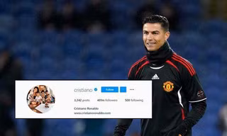 Ronaldo kiếm tiền từ mạng xã hội nhiều gấp 3 lần lương đá cho MU 