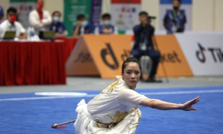 Ngắm nhan sắc tuyệt mỹ của các 'nữ hiệp' Wushu ở SEA Games 31