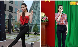 Mix trang phục với giày bệt tuyệt như Hà Hồ