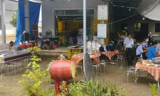 Gia đình tổ chức đám tang cho bà P.T.P