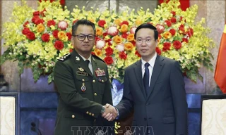 Chủ tịch nước Võ Văn Thưởng tiếp Phó Thủ tướng, Bộ trưởng Quốc phòng Campuchia