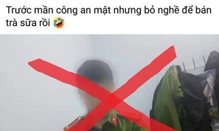 Q. mặc cảnh phục chụp ảnh đăng Facebook để câu like