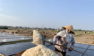 Những hạt muối nhọc nhằn ngày nắng gắt