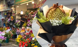 Hoa tươi đìu hiu ngóng khách, 'hoa sầu riêng' gây sốt ngày 8/3