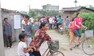 Khu vực ngôi nhà xảy ra vụ án mạng