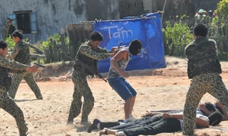 Diễn tập chống khủng bố hàng không trên đảo Phú Quốc