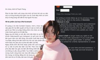 Thạch Trang nói lời xin lỗi cuối cùng, cập nhật phản hồi từ tác giả sau lùm xùm tác quyền