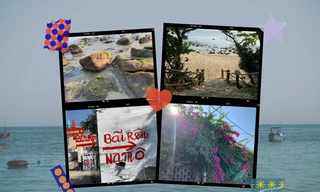 "Lạc lối" làng chài ở Đà Nẵng: Bãi rêu Nam Ô thu hút đông du khách đến check-in