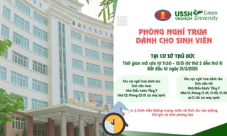 USSH TP.HCM ghi điểm với phòng nghỉ trưa "5 sao", teen Nhân Văn "ưng quá chừng"