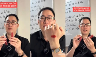 Video thầy giáo thử son của học sinh cực cuốn khiến dân mạng "dở khóc dở cười"