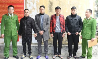 4 đối tượng thực hiện vụ trộm xe bị công an bắt giữ