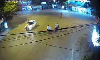 Cảnh truy đuổi tài xế hất CSGT lên capo rồi bỏ chạy hơn 3km