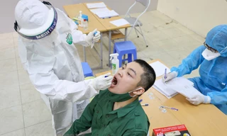 Xét nghiệm COVID-19 cho tân binh Thủ đô trước ngày giao quân