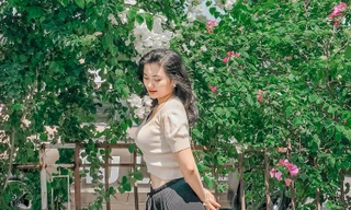 Nữ sinh viên trường Đoàn sở hữu góc nghiêng tuyệt đẹp