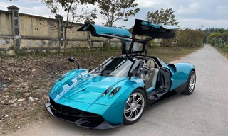 Siêu xe Pagani Huayra tự chế của nhóm bạn trẻ Quảng Ninh