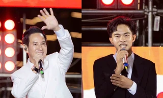 TikToker Lê Tuấn Khang hát cùng đạo diễn Lý Hải trong showcase Lật Mặt 8