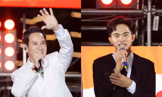 TikToker Lê Tuấn Khang hát cùng đạo diễn Lý Hải trong showcase Lật Mặt 8