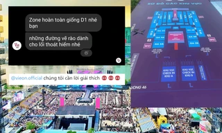 Khán giả concert ATSH D-2 bức xúc khi phát hiện sự thay đổi trong sơ đồ vị trí